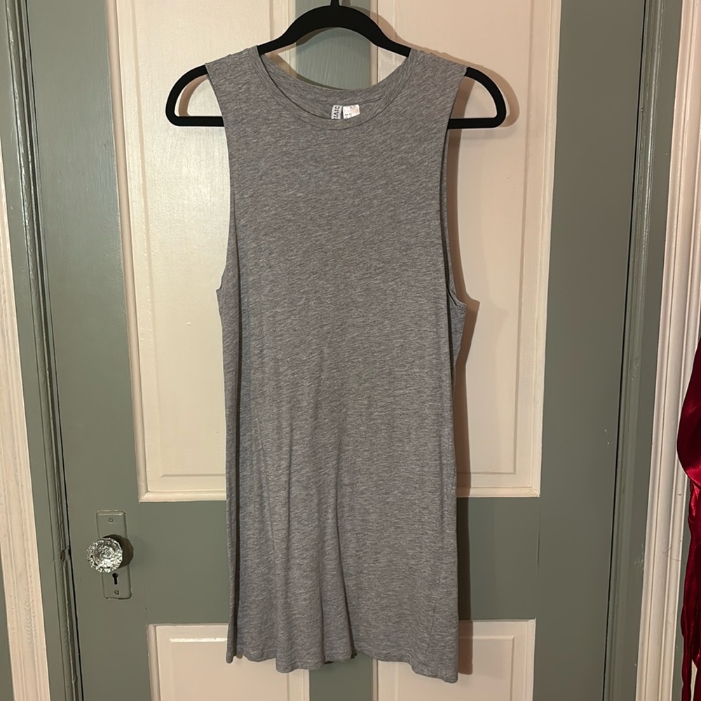 oversized jersey muscle tee dress